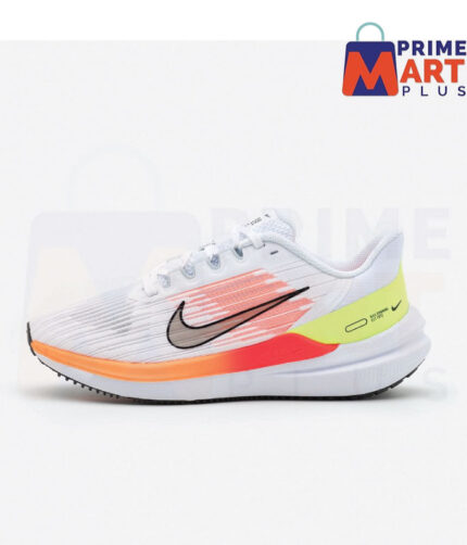 Air Winflow 9 Men's Running Shoes White/Black - Total Orange ® Fresh Import